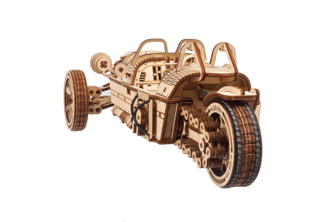 Ugears Three-wheeler UGR-S - 457 Pieces (Advanced) - Click Image to Close