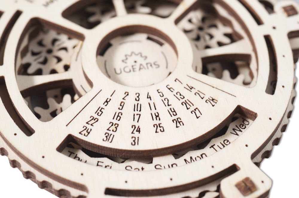Ugears Date Navigator 2.0 Mini-model - 32 Pieces