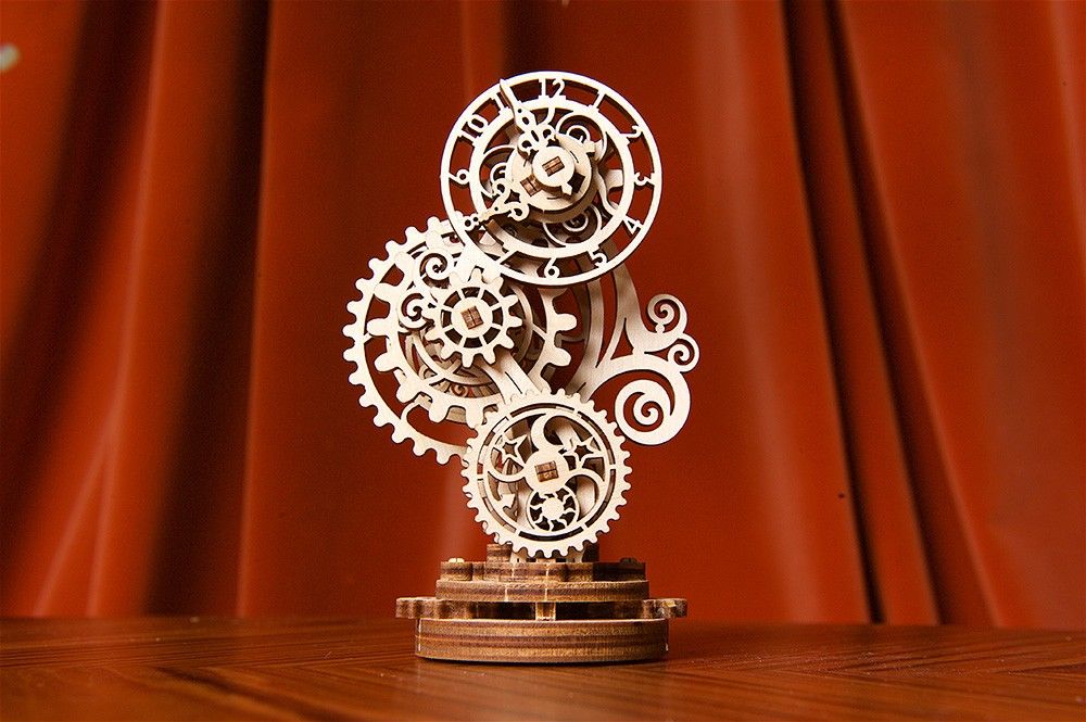 Ugears Steampunk Clock 2.0 Mini-model - 40 Pieces