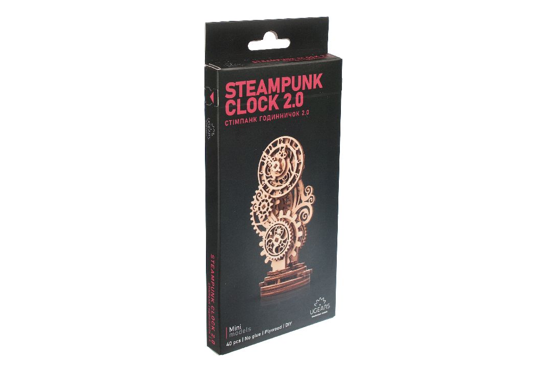UGears Steampunk Clock 2.0 - 43 pieces (Easy)