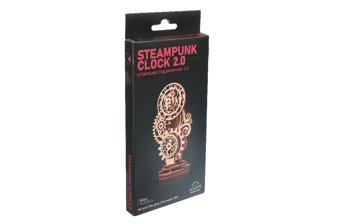 UGears Steampunk Clock 2.0 - 43 pieces (Easy) - Click Image to Close