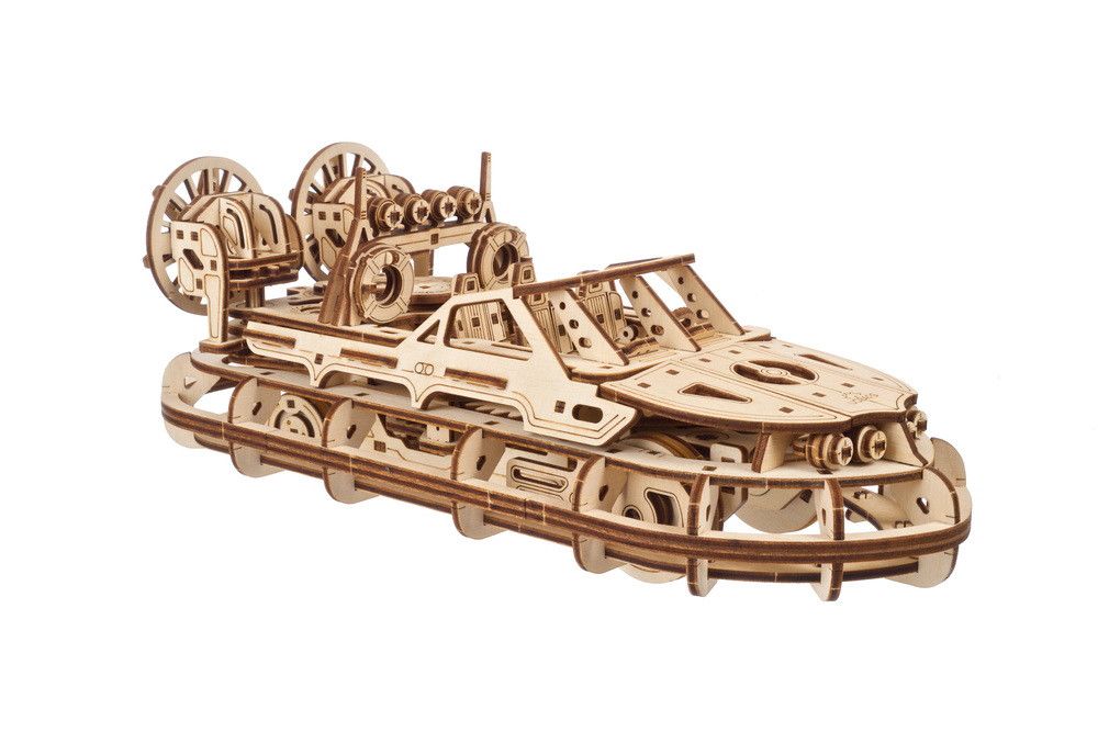 UGears Rescue Hovercraft - 383 Pieces (Medium) - Click Image to Close