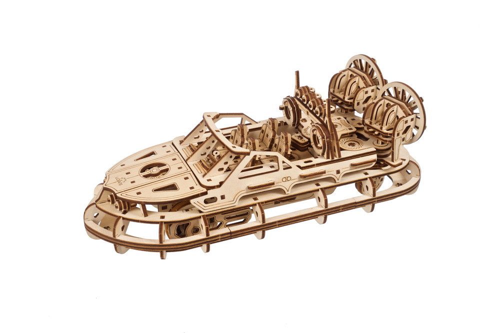 UGears Rescue Hovercraft - 383 Pieces (Medium) - Click Image to Close