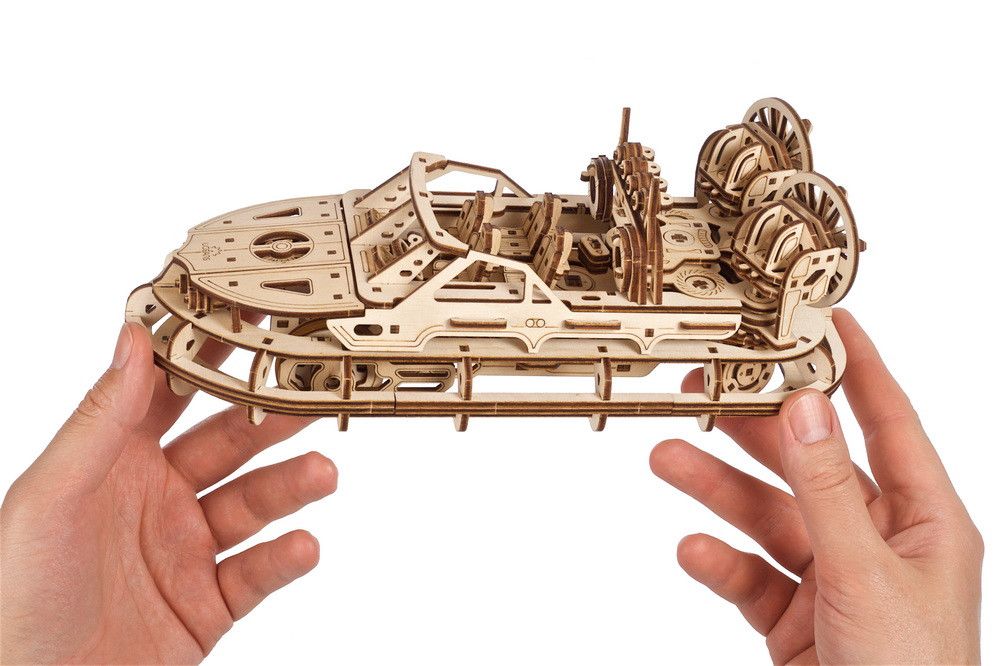 UGears Rescue Hovercraft - 383 Pieces (Medium)