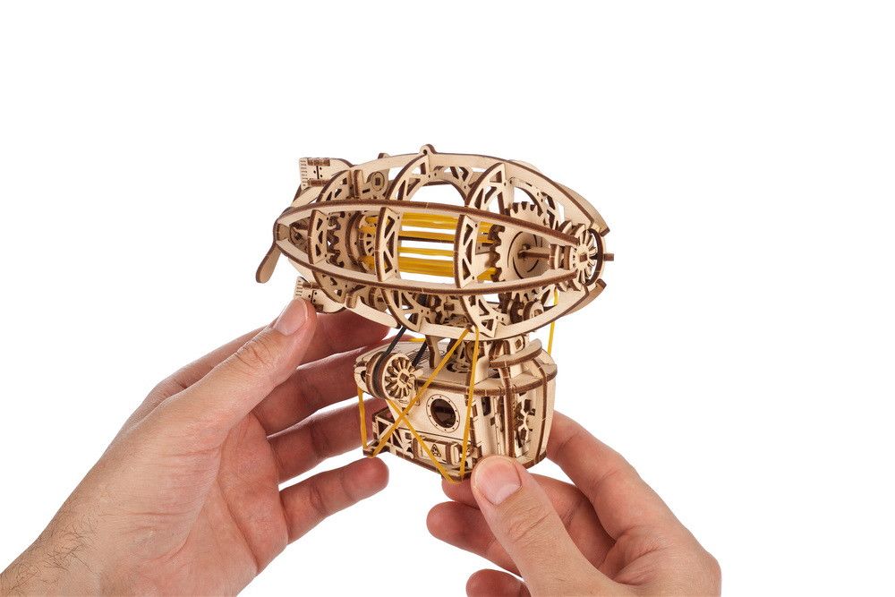 UGears Steampunk Airship - 170 Pieces (Easy) - Click Image to Close