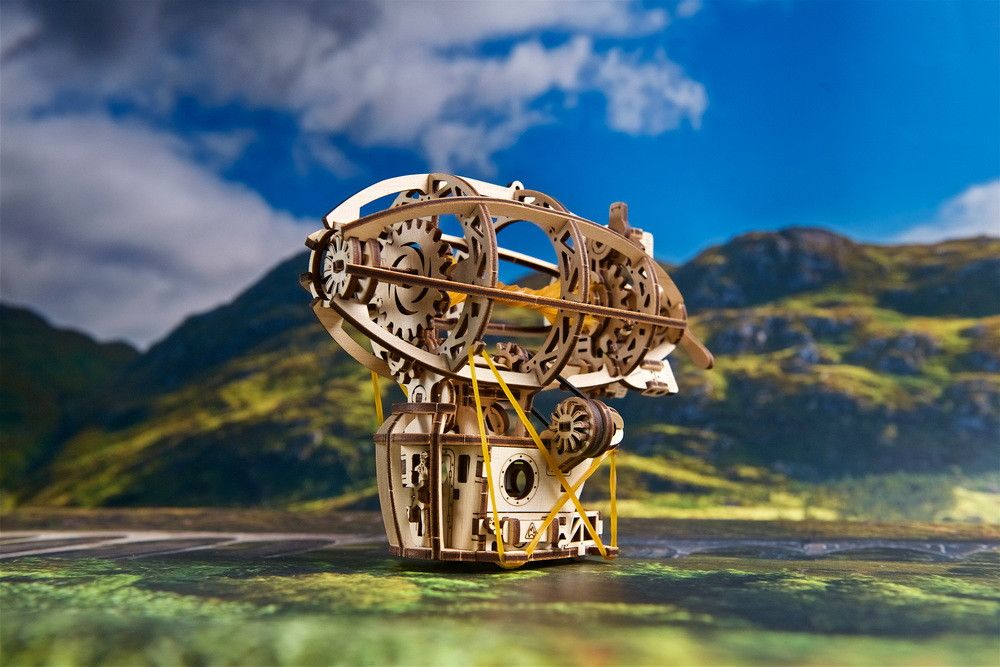 UGears Steampunk Airship - 170 Pieces (Easy) - Click Image to Close