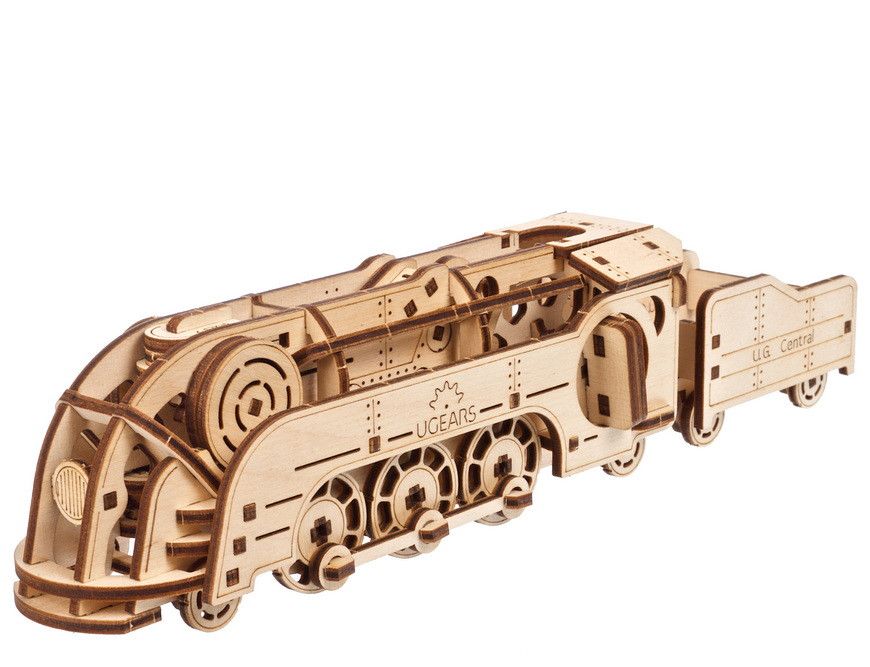 UGears Mini Locomotive - 172 Pieces (Easy) - Click Image to Close