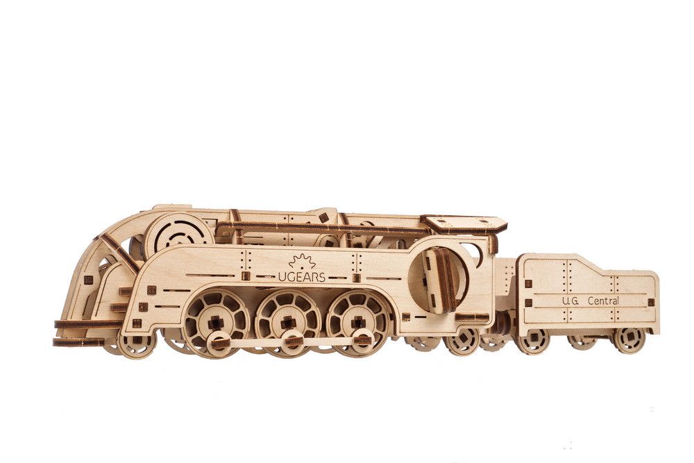 UGears Mini Locomotive - 172 Pieces (Easy) - Click Image to Close