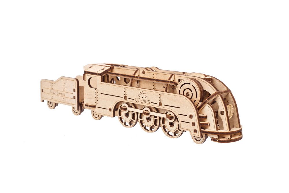 UGears Mini Locomotive - 172 Pieces (Easy) - Click Image to Close