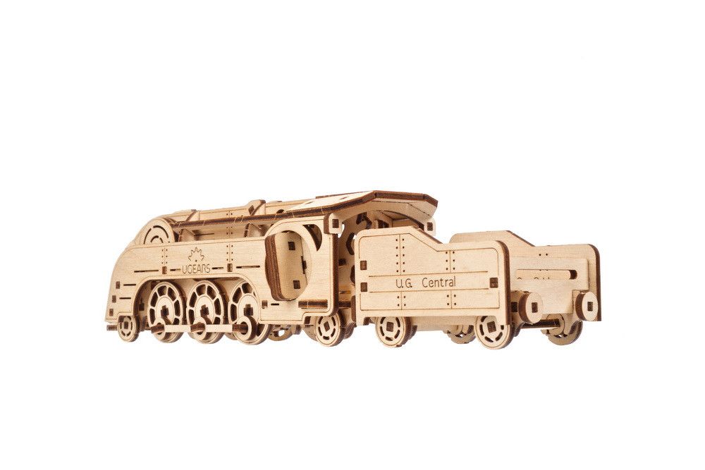 UGears Mini Locomotive - 172 Pieces (Easy) - Click Image to Close