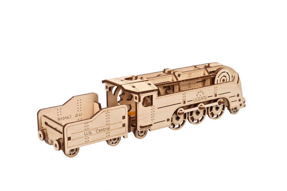 UGears Mini Locomotive - 172 Pieces (Easy) - Click Image to Close