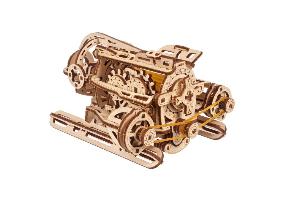 UGears Steampunk Submarine - 200 Pieces (Easy) - Click Image to Close