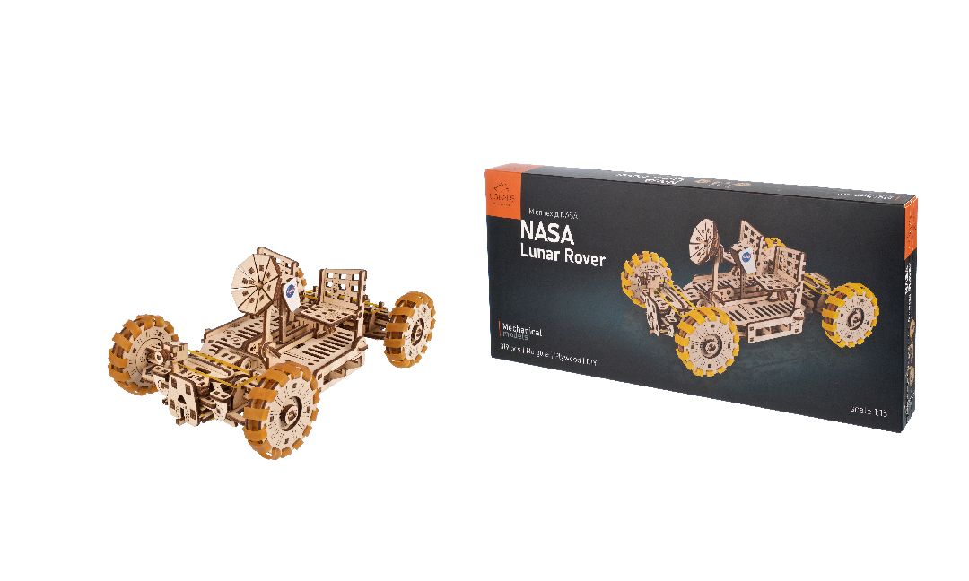 UGears NASA Lunar Rover (New Model) - 319 Pieces - Click Image to Close