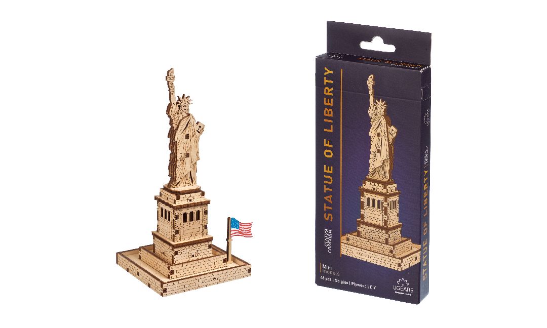 UGears Statue of Liberty - 46 Pieces - Click Image to Close