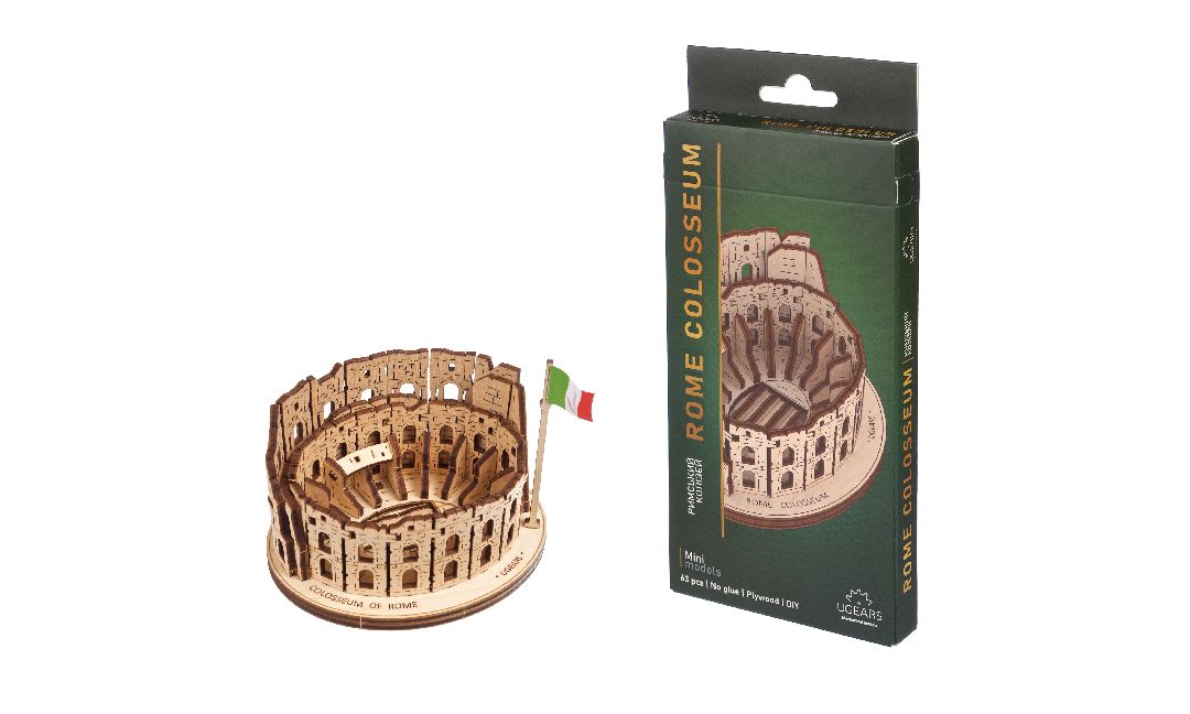 UGears Rome Colosseum - 63 Pieces - Click Image to Close
