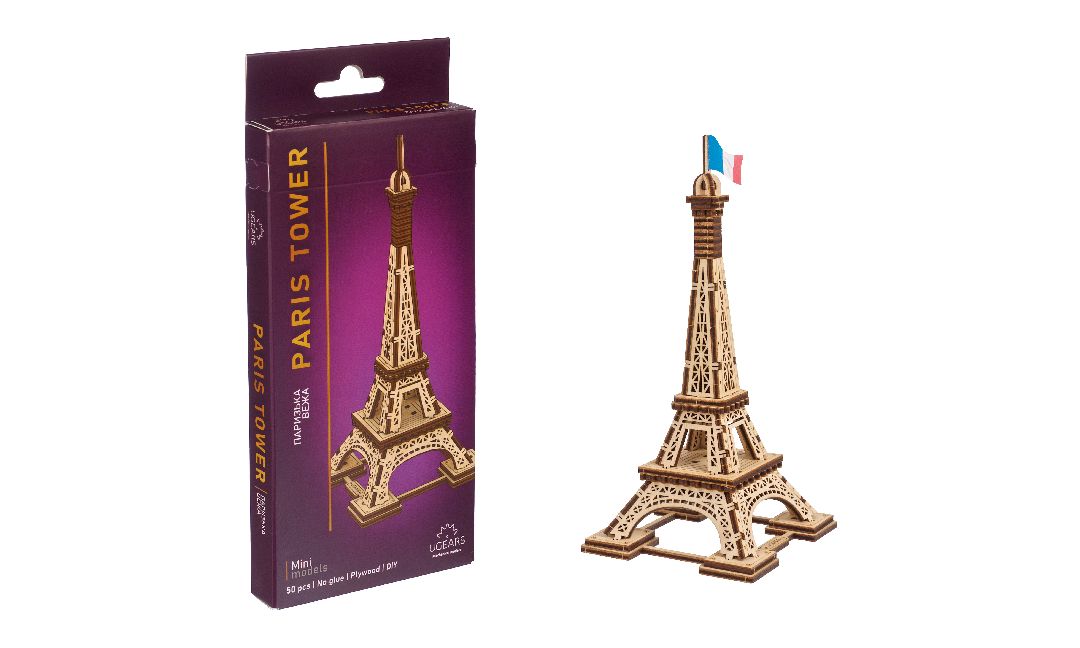 UGears Paris Tower - 50 Pieces - Click Image to Close