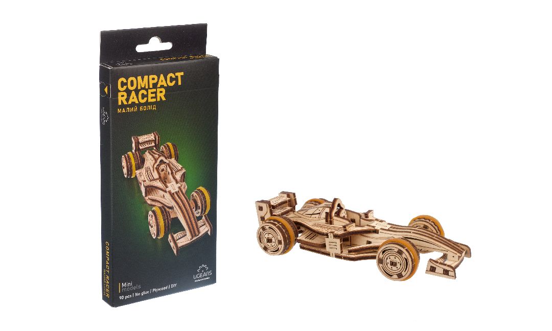 UGears Compact Racer - 90 Pieces - Click Image to Close