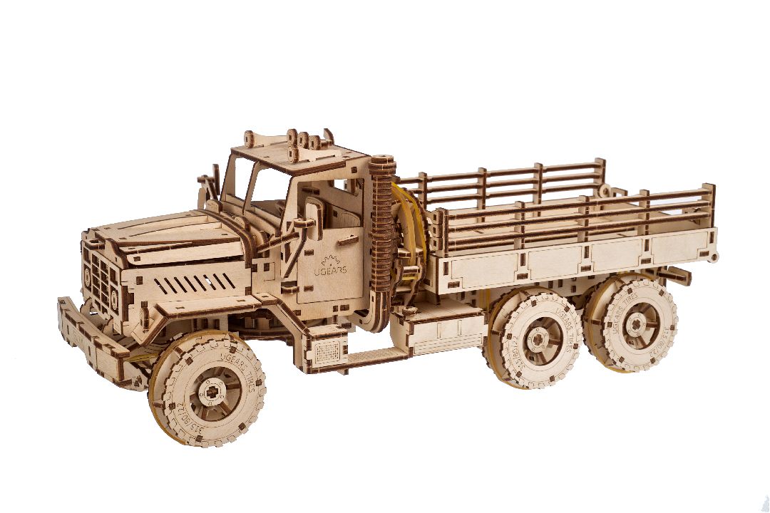 UGears Cargo Truck (New Model) - 550 Pieces - Click Image to Close