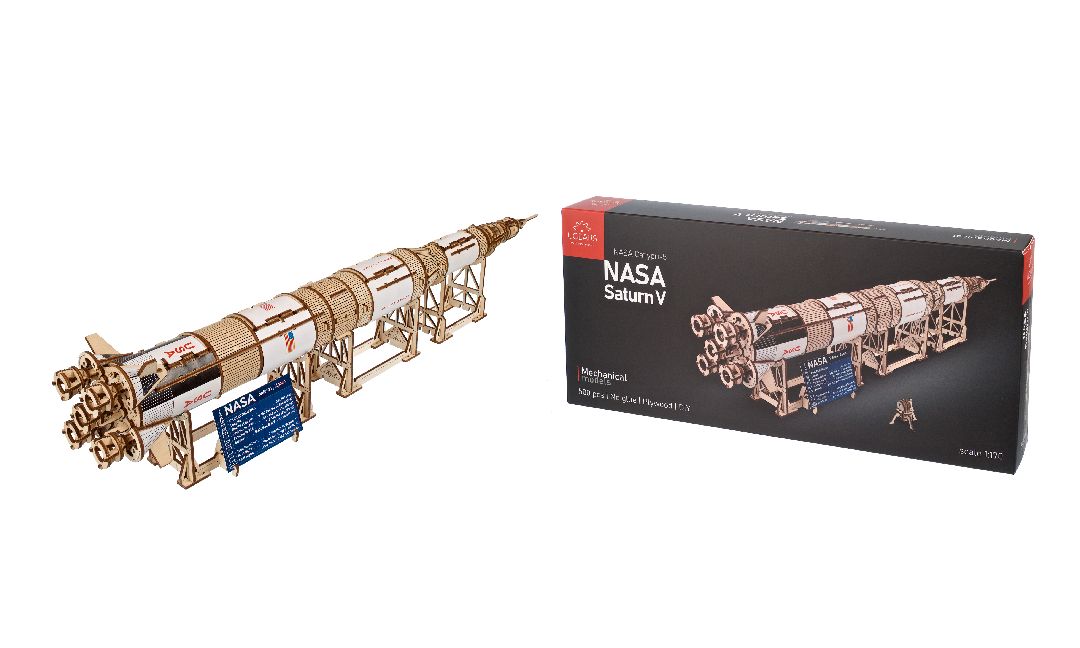 UGears NASA Saturn V (New Model) - 500 Pieces - Click Image to Close