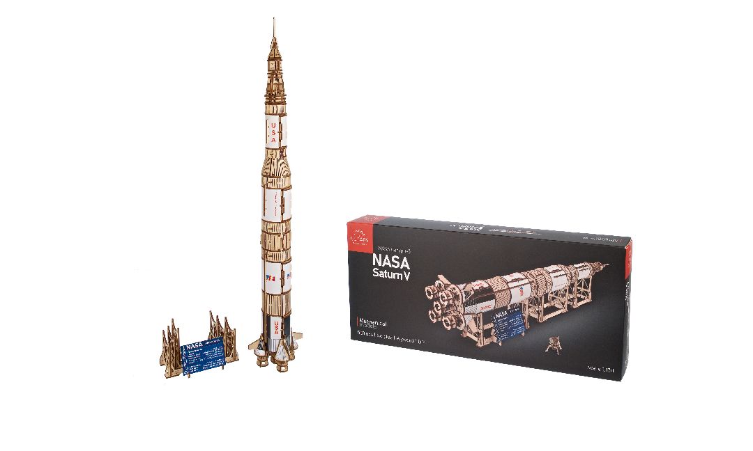 UGears NASA Saturn V (New Model) - 500 Pieces
