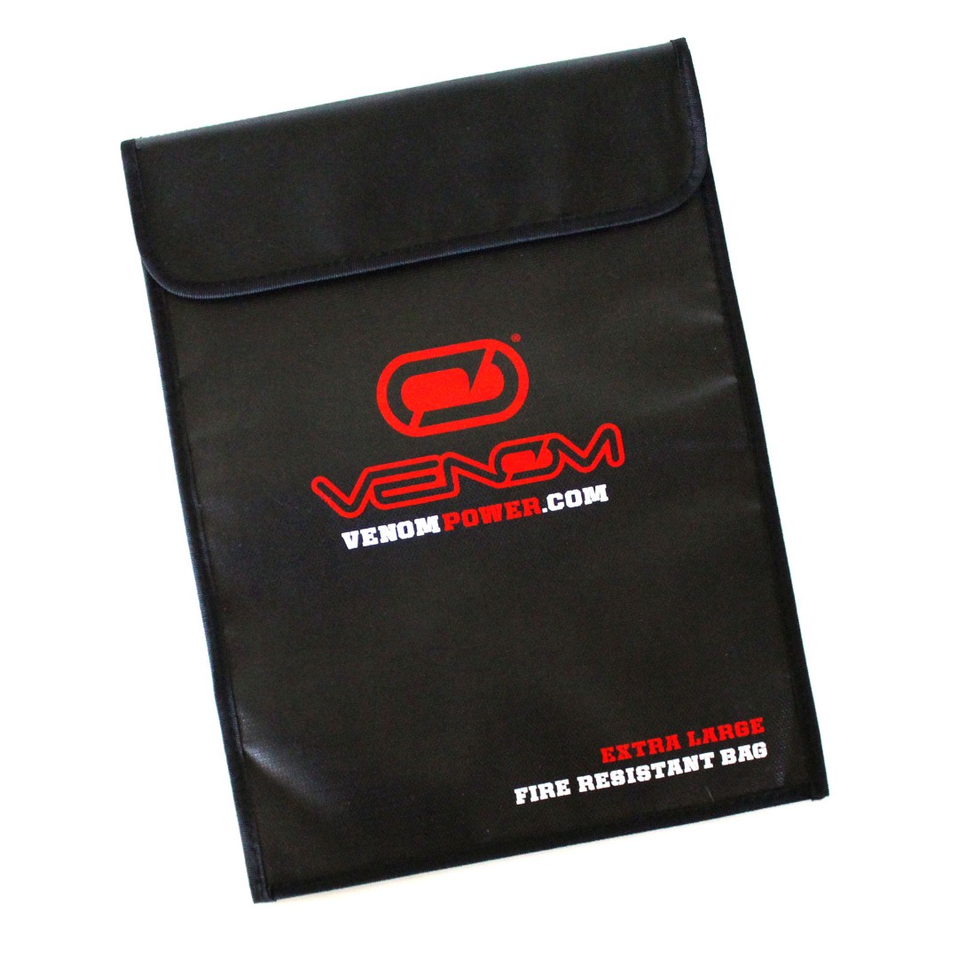 Venom Document Bag w Glass Fiber and Fire Resistant Silica Protective Coating
