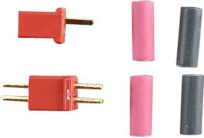 Deans Micro Plug 2NR Red Non-Polarized Connector (Reversible)
