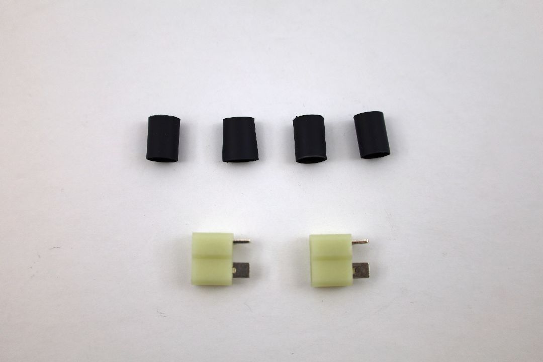 Deans HW High Temp - Ultra Plug White (2 pack Female) 1/4