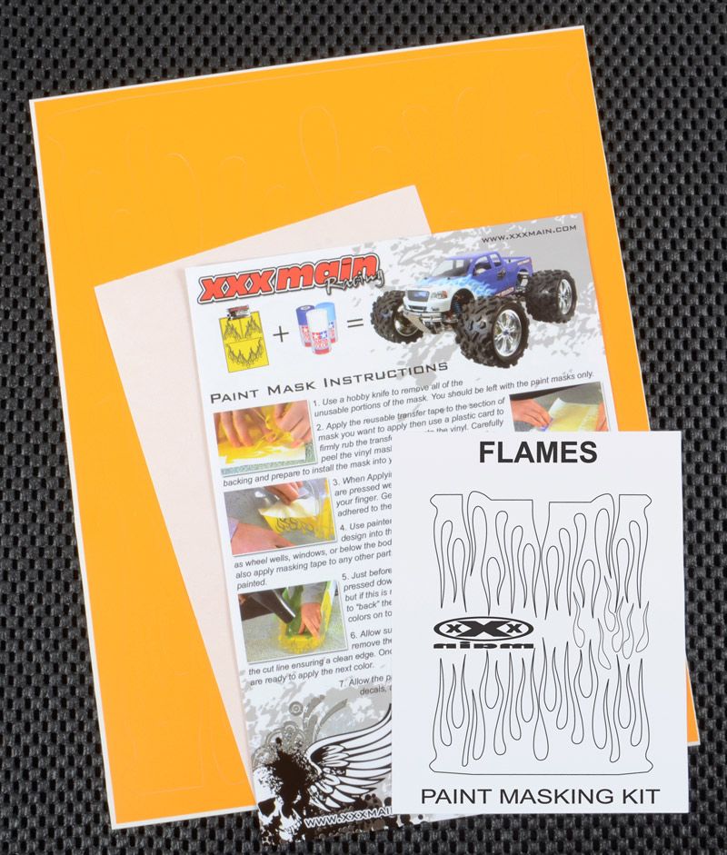 XXX Main Racing Flames Paint Mask