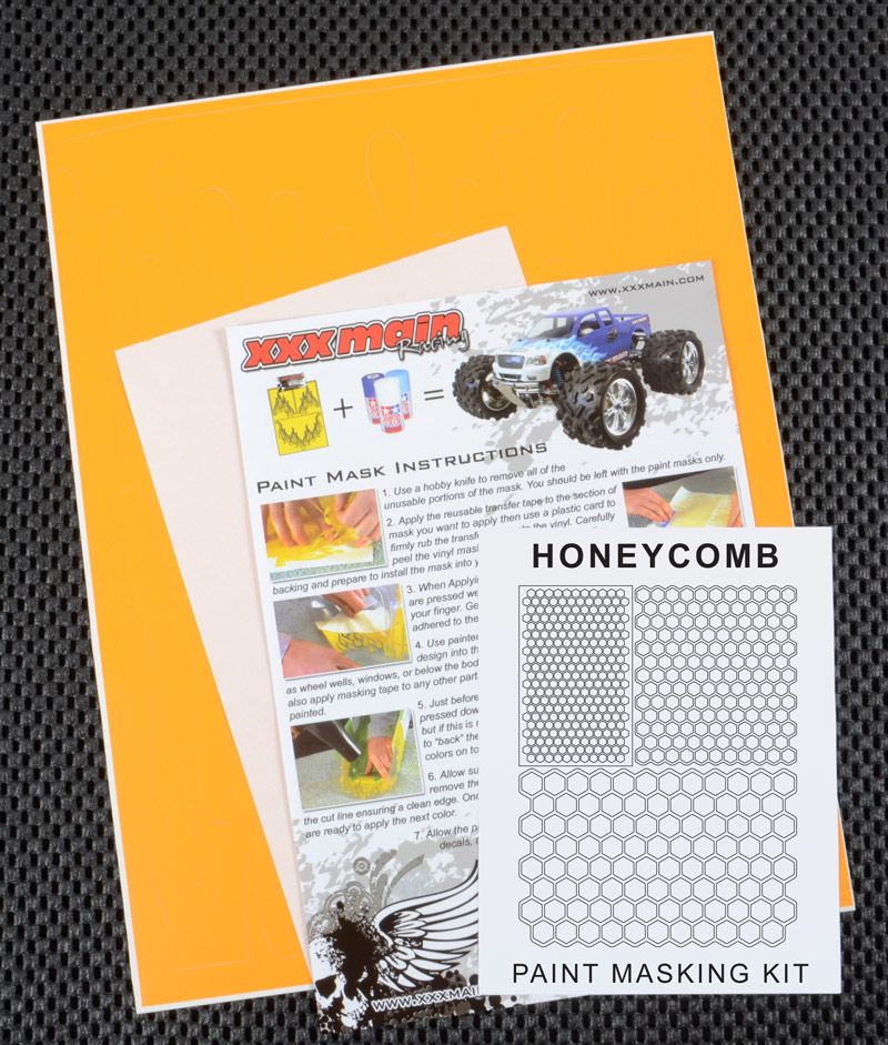 XXX Main Racing Honeycomb Paint Mask